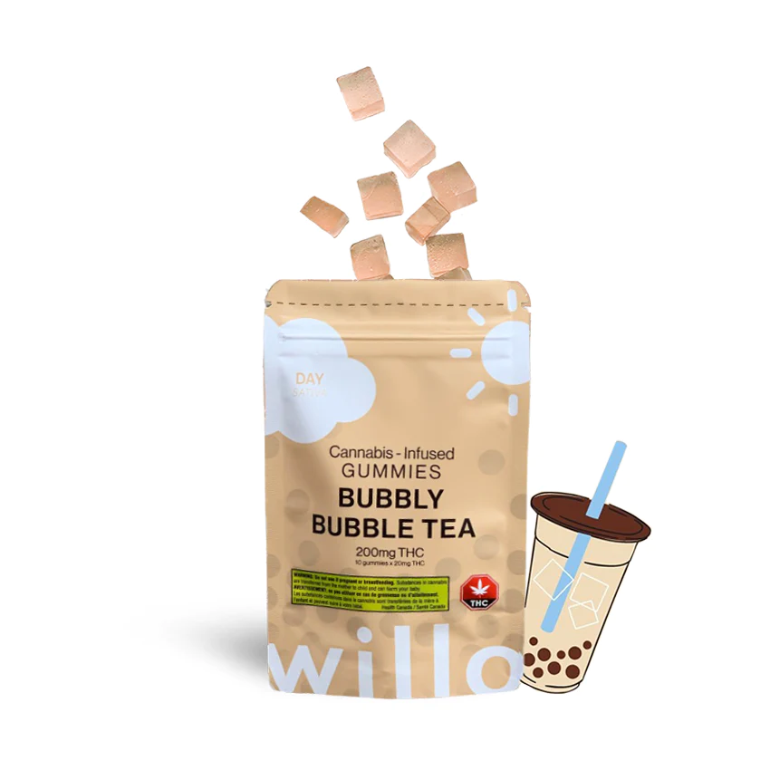 Willo 200mg THC Bubble Tea (Day) Gummies