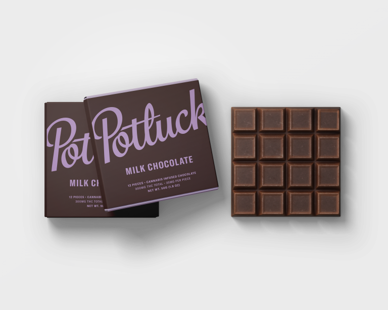 Potluck – Milk THC Chocolate 300mg