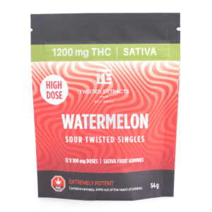 Twisted Extracts Watermelon High Dose Twisted Singles Sativa (1200mg THC)